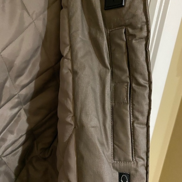 NWOT FUR Long Belted Parka With Fur Trim - Picture 6 of 12